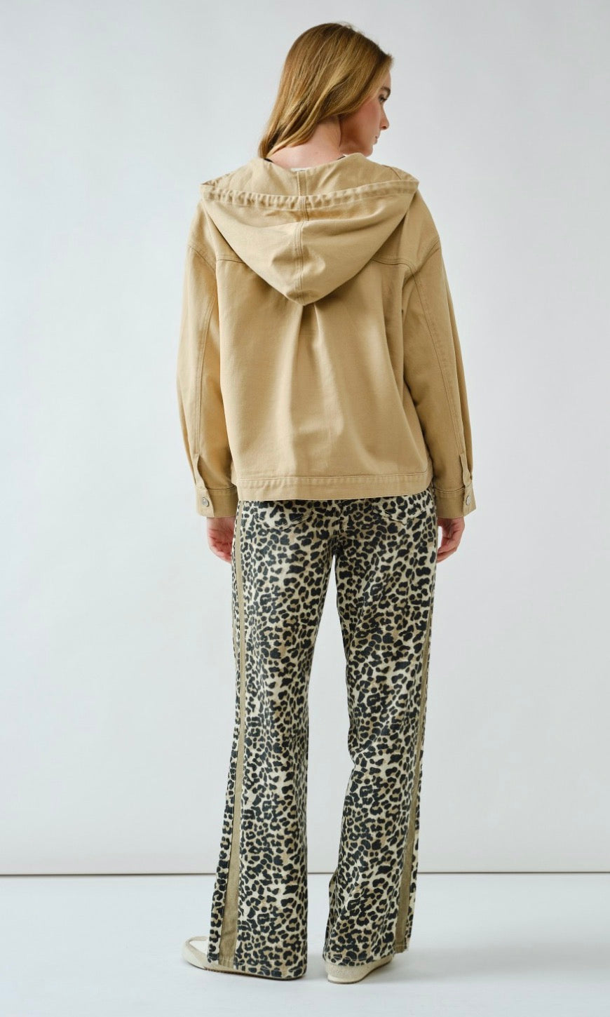 CHAMARRA DENIM BEIGE