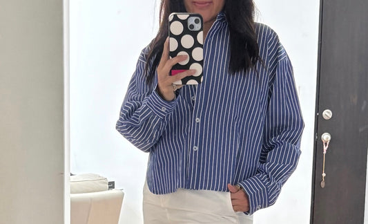 CAMISA RAYAS AZUL BLANCO
