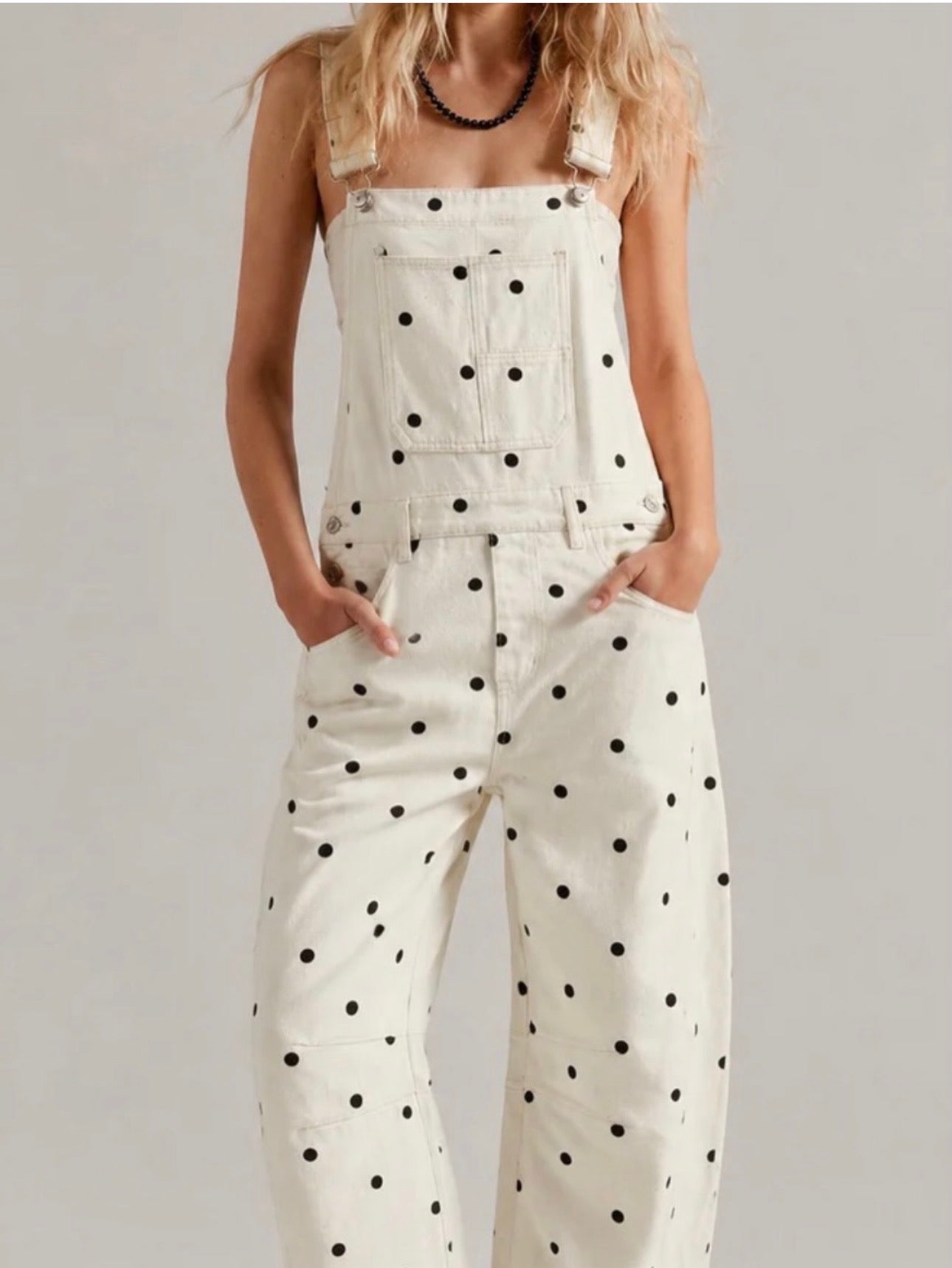 OVEROL DENIM DOTS