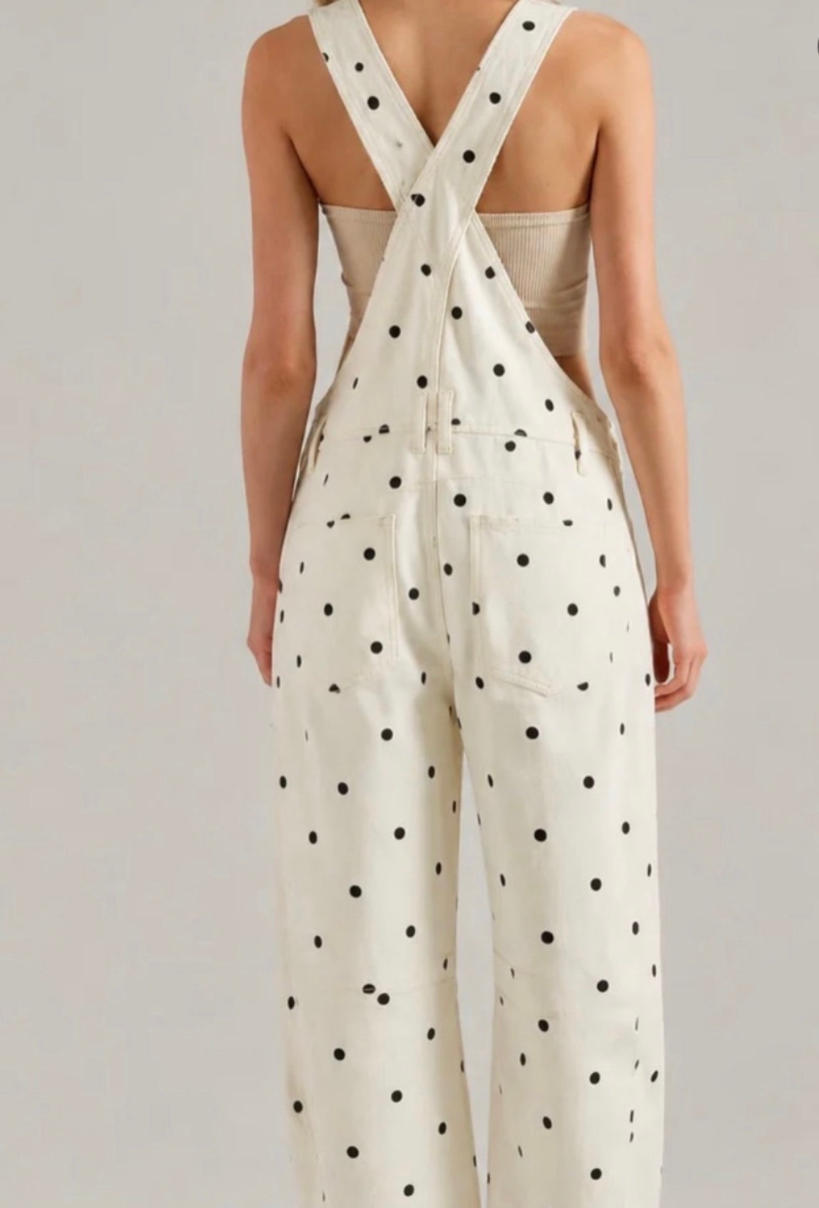 OVEROL DENIM DOTS
