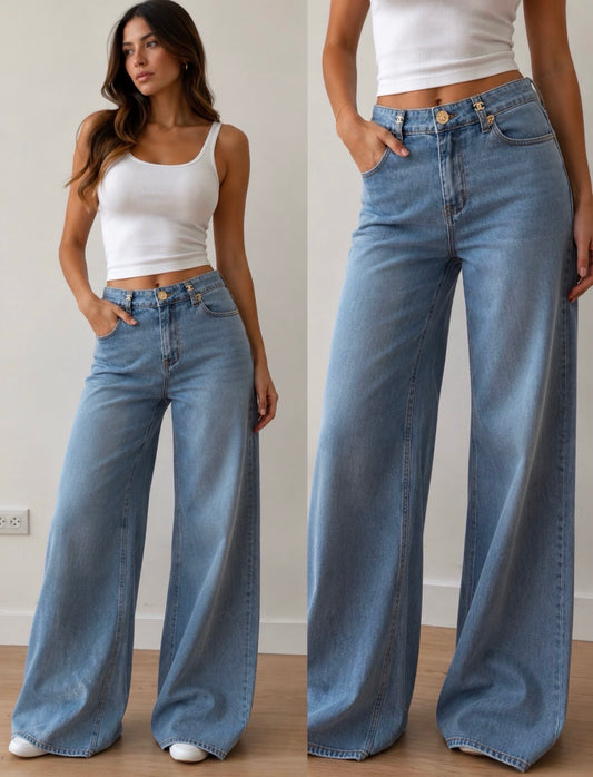 JEANS WIDE LEG