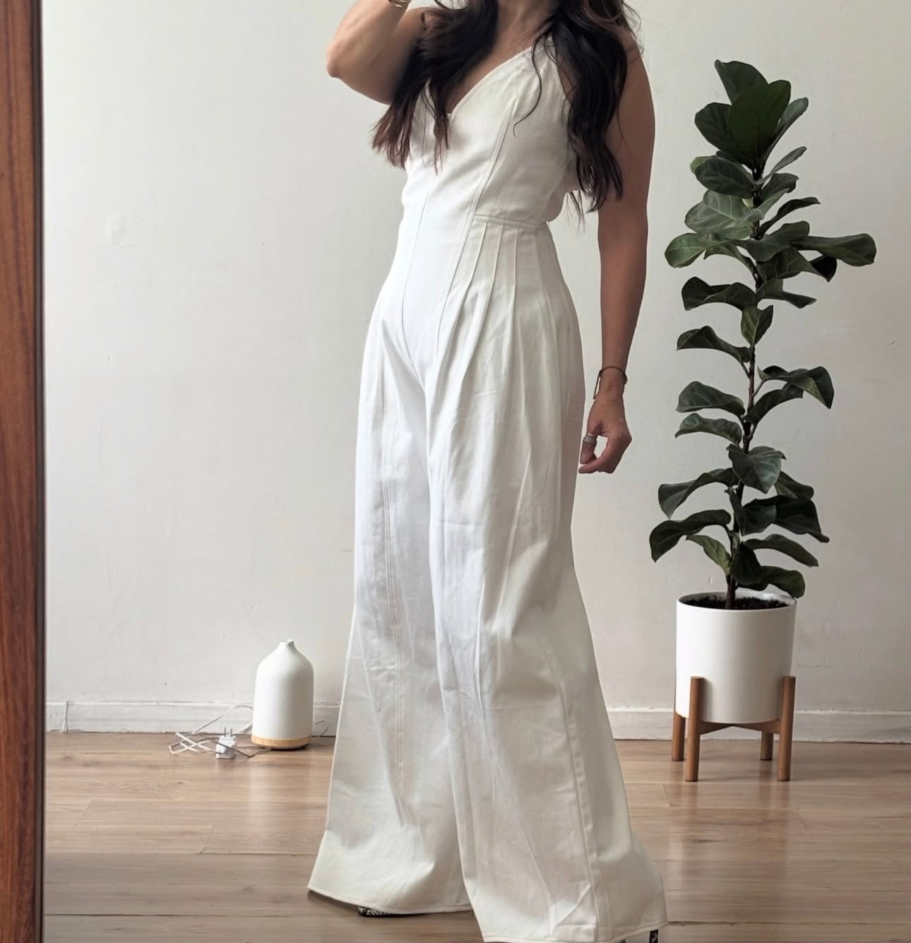 PALAZZO DENIM BLANCO