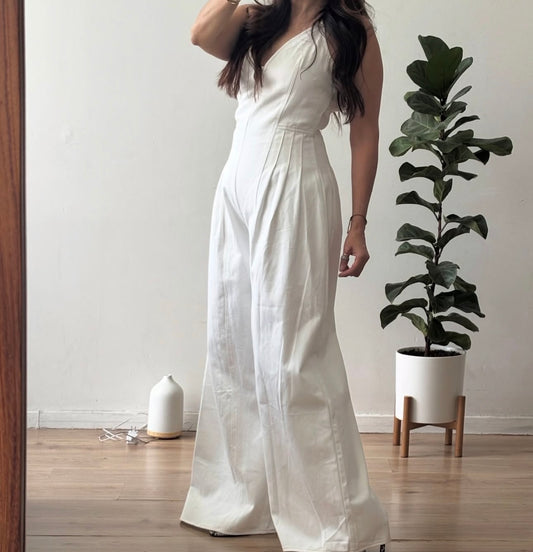 PALAZZO DENIM BLANCO