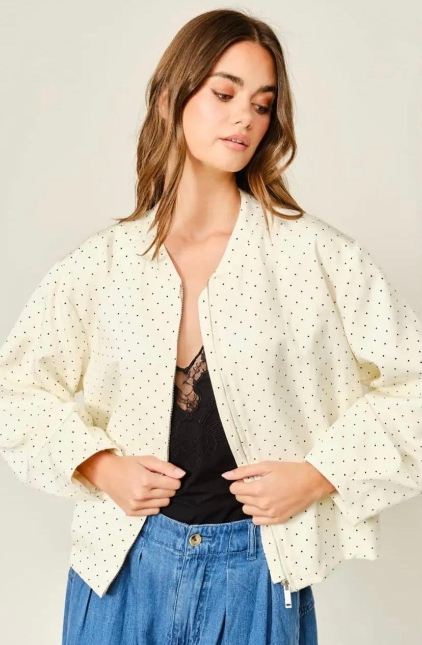 JACKET BOMBER DOTS