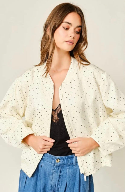 JACKET BOMBER DOTS