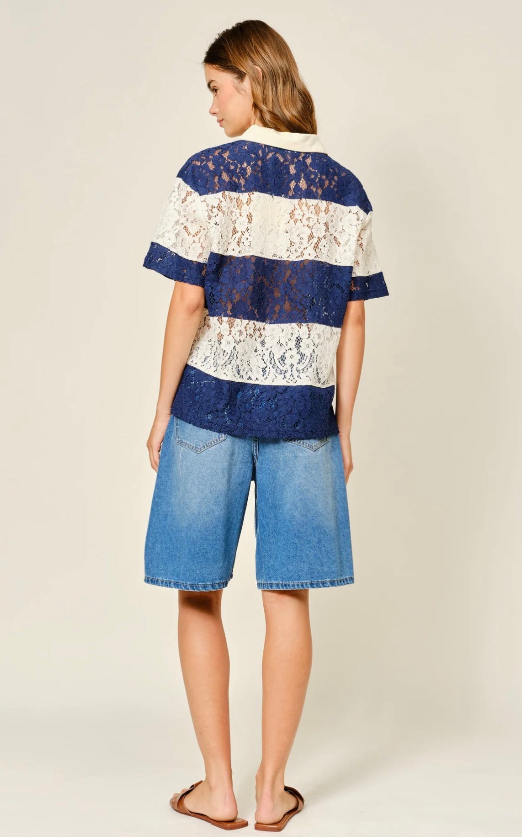 PLAYERA LACE TIPO POLO